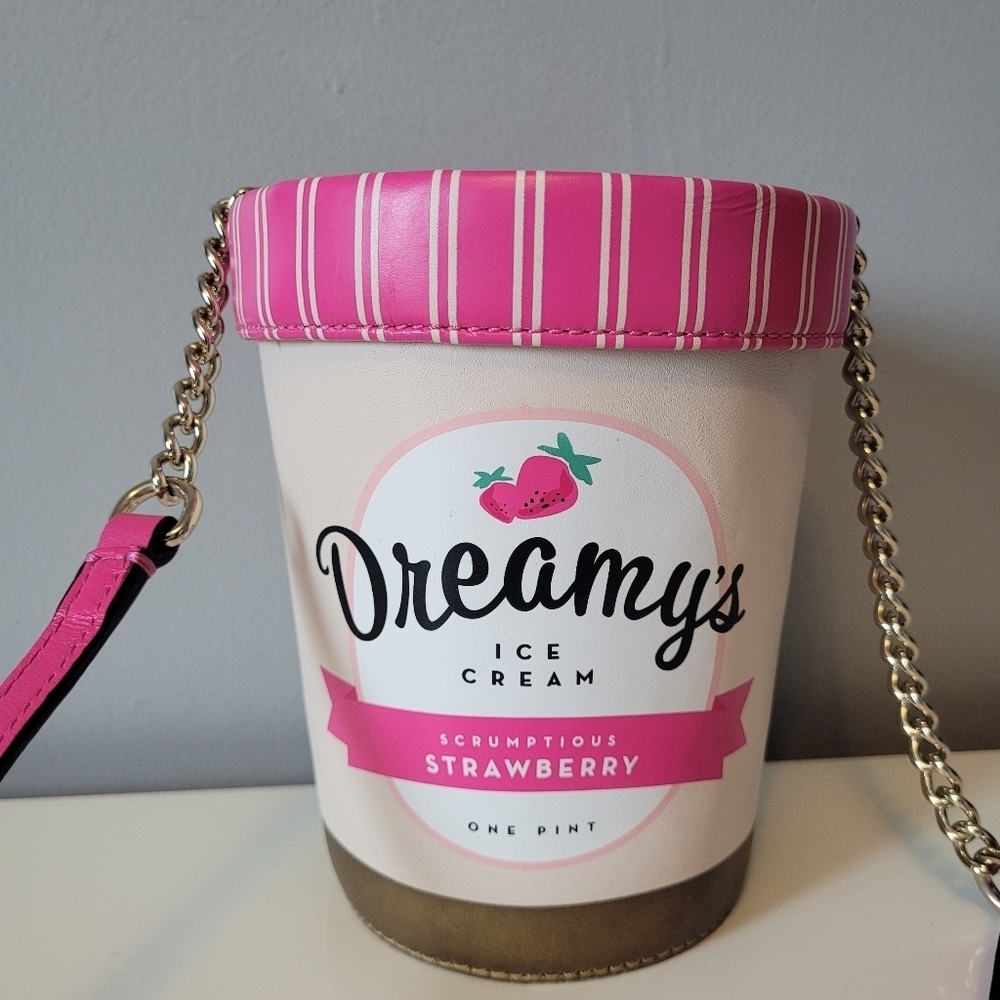 Kate Spade Flavor Of The Month Ice Cream Pint Crossbody, VGUC